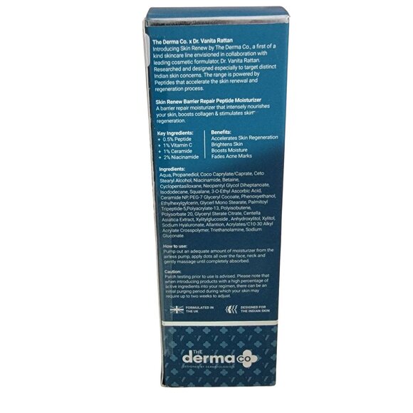 TWO (2) Skin Renew Dr V Blue Barrier Repair Peptide Moisturizers NEW Sealed - Picture 4 of 14